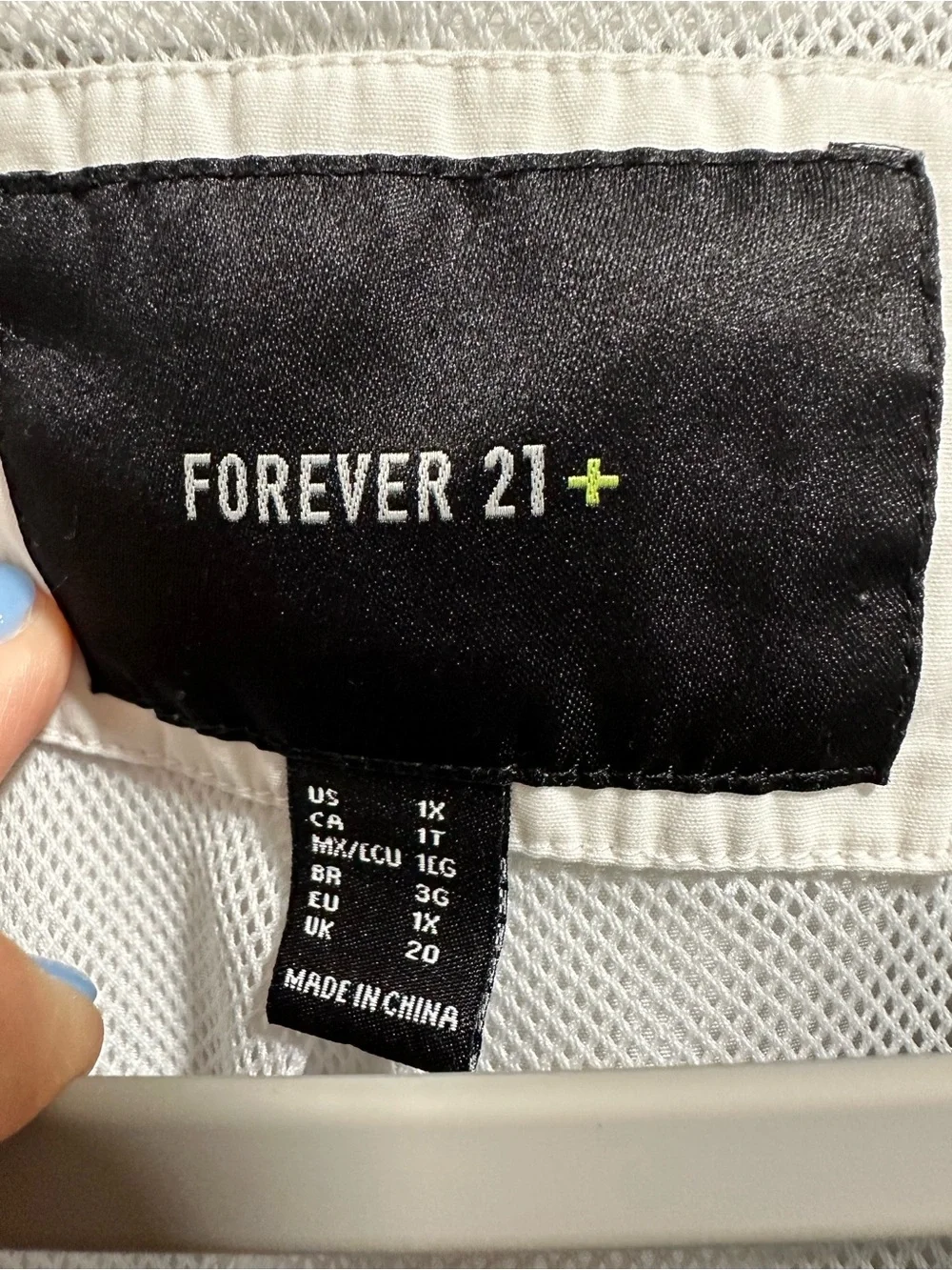 Forever 21 Women’s 1X Colorblock Multicolor Stripes Windbreaker